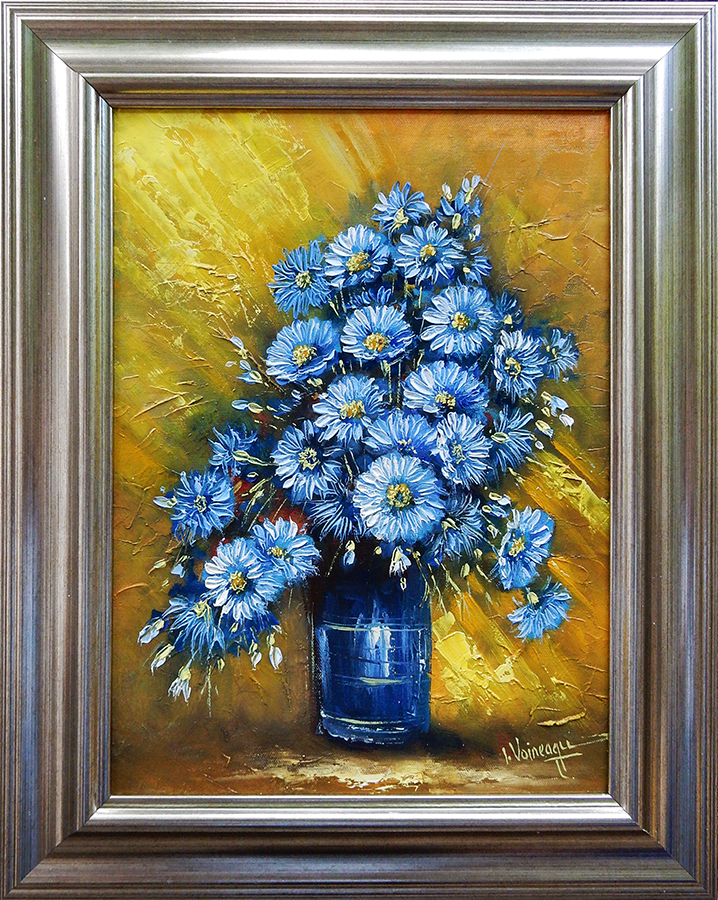 albastrele in vaza blu 52×42