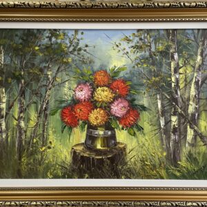 Crizanteme in peisaj