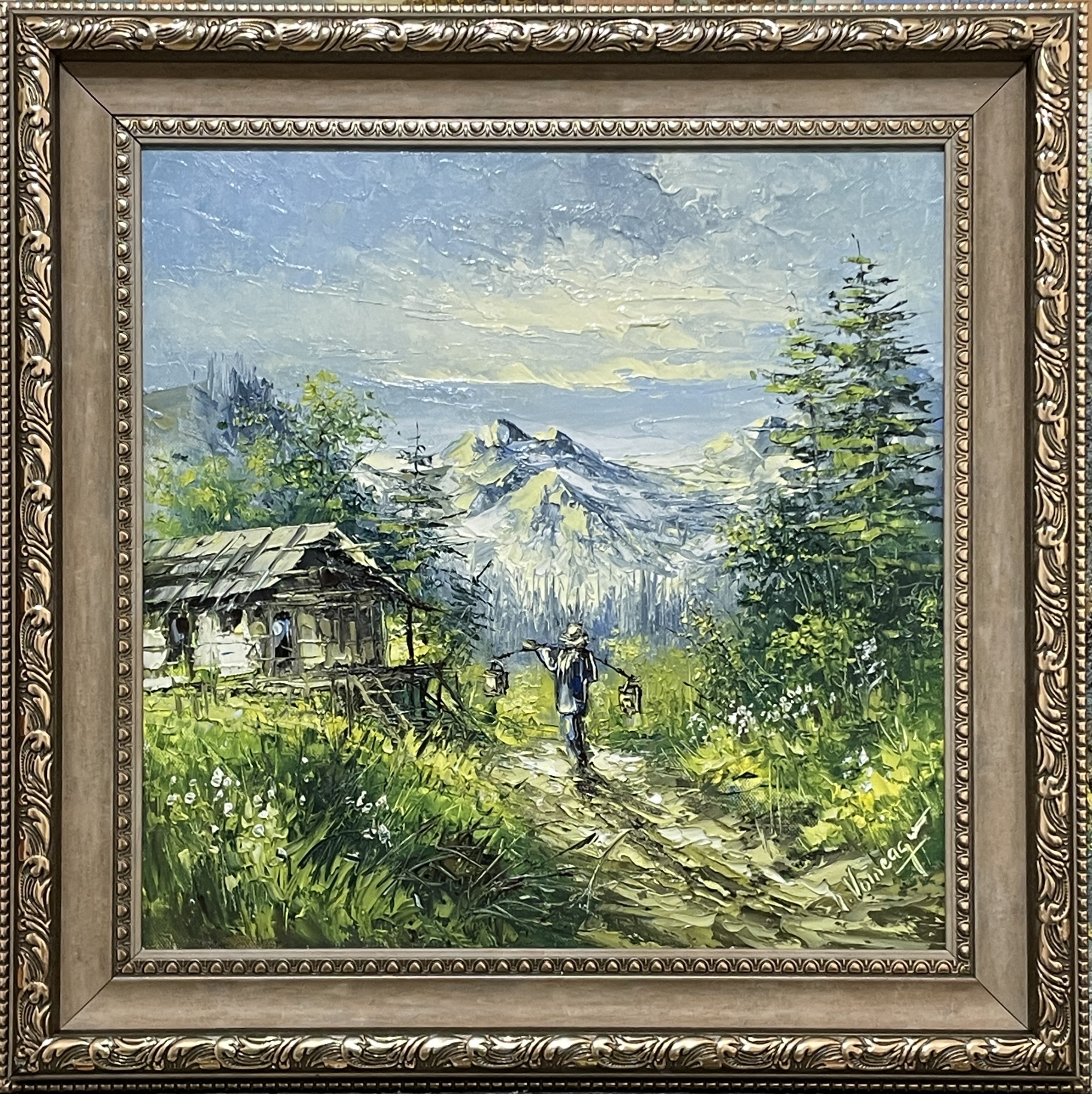 La munte langa cabana La munte langa cabana