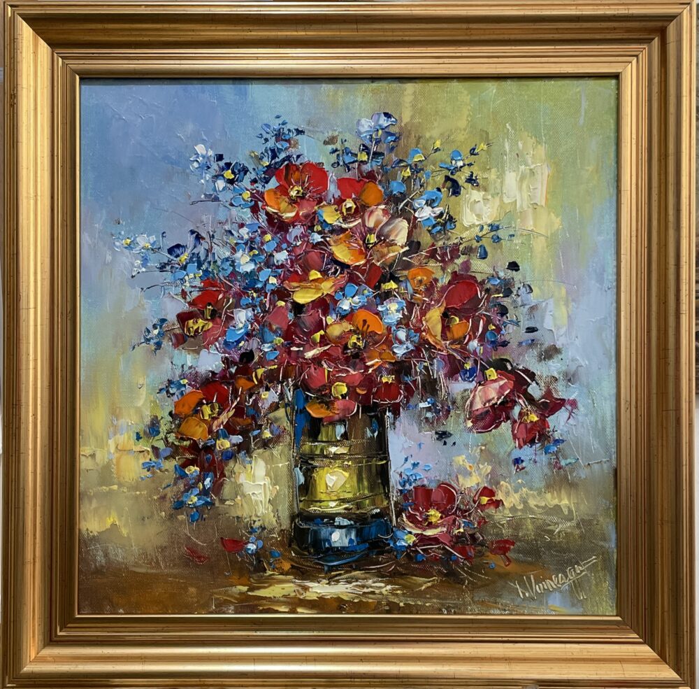 Buchet floral in vaza